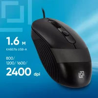 Мышь Oklick 310M (черный/серый) фото 1